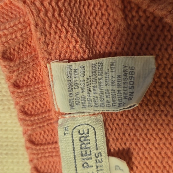 NWOT Jeanne Pierre Striped Sweater Vest - Picture 5 of 6